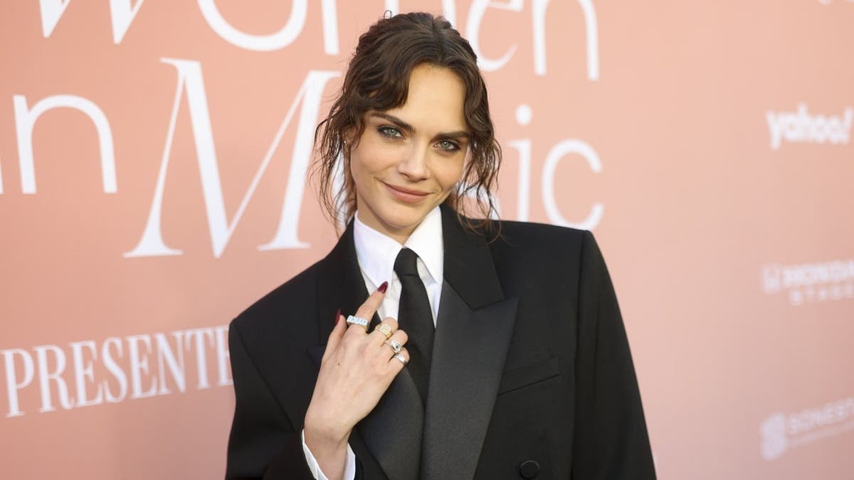 Cara Delevingne posing at the 2026 Billboard Women in Music event in Los Angeles