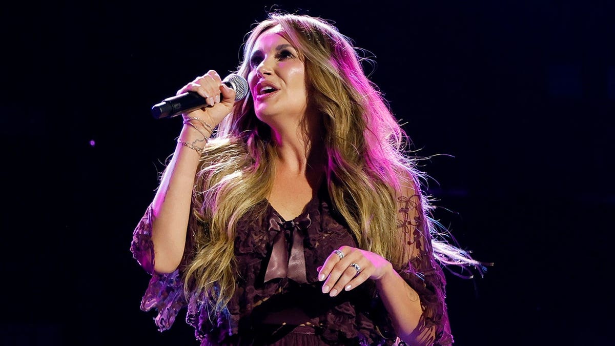 Carly Pearce performing at Nissan Stadium in Nashville, Tennessee in June 2026.