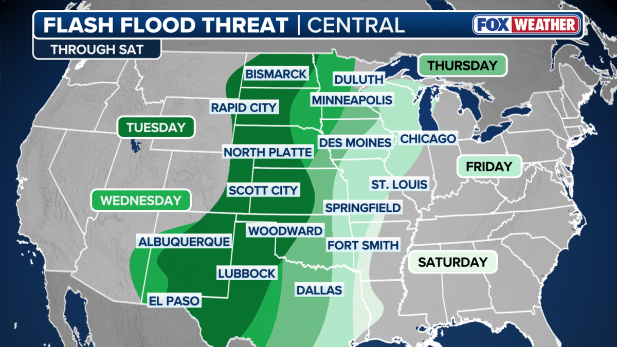 fox weather map