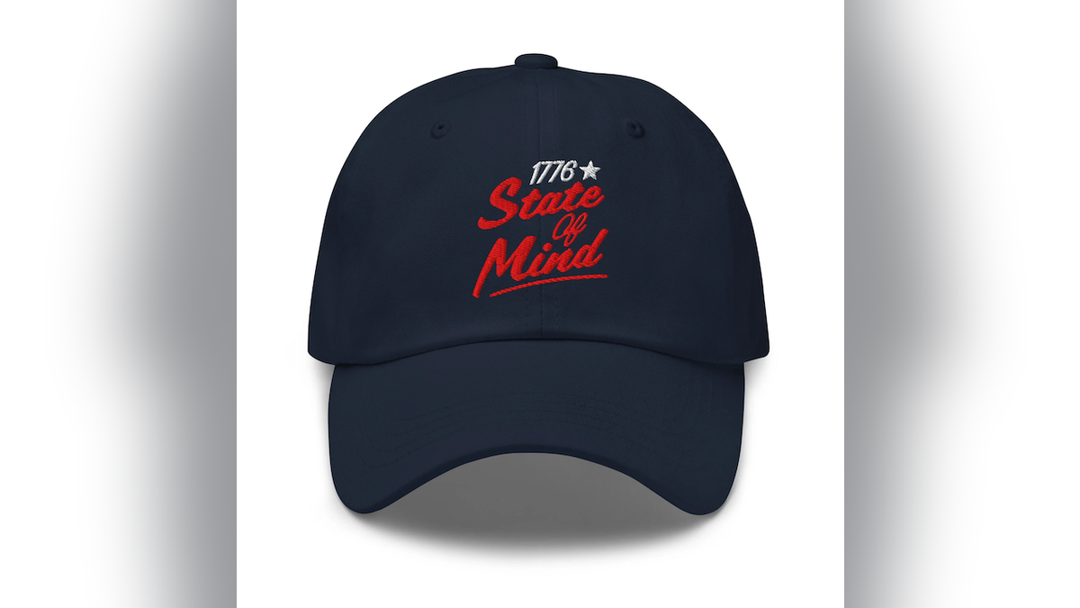 Top off your Fourth of July fit with this patriotic dad hat.