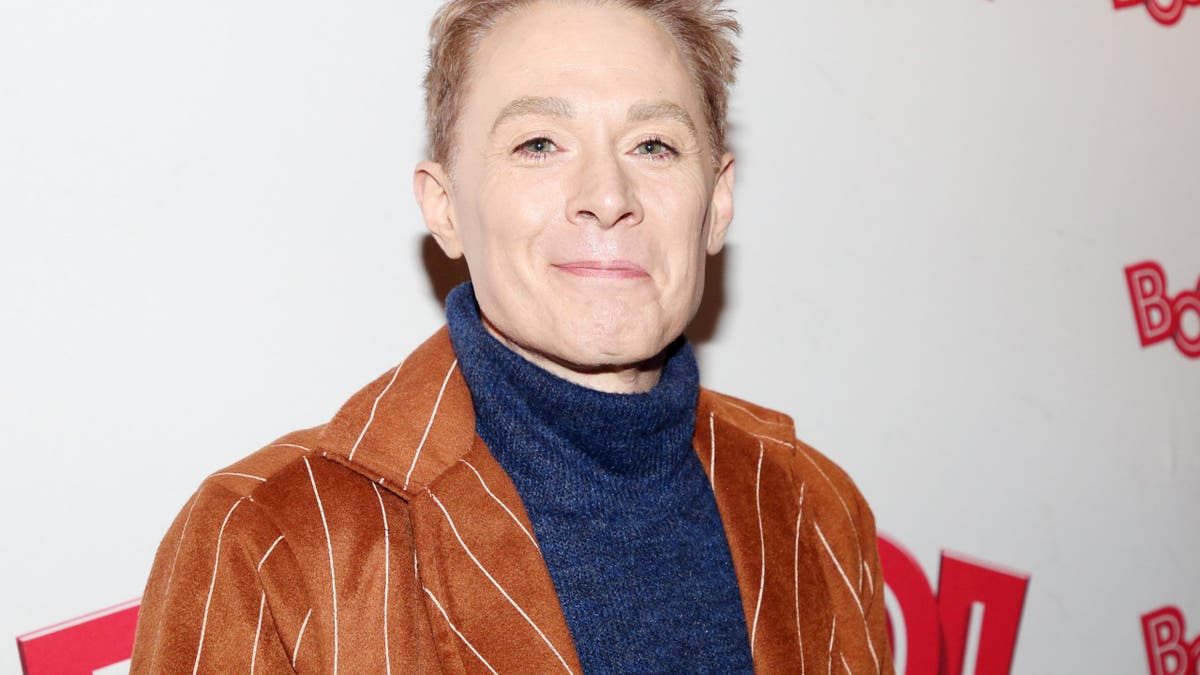 Clay Aiken posing at the opening night of BOOP! The Musical at The Broadhurst Theatre in New York City