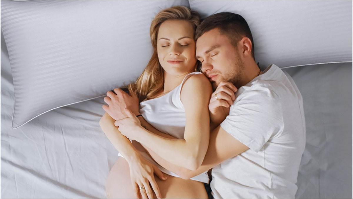 Sleep soundly on these feather-filled pillows.