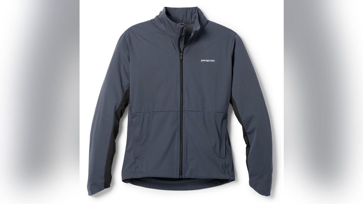 This windshield jacket adds breathable warmth.