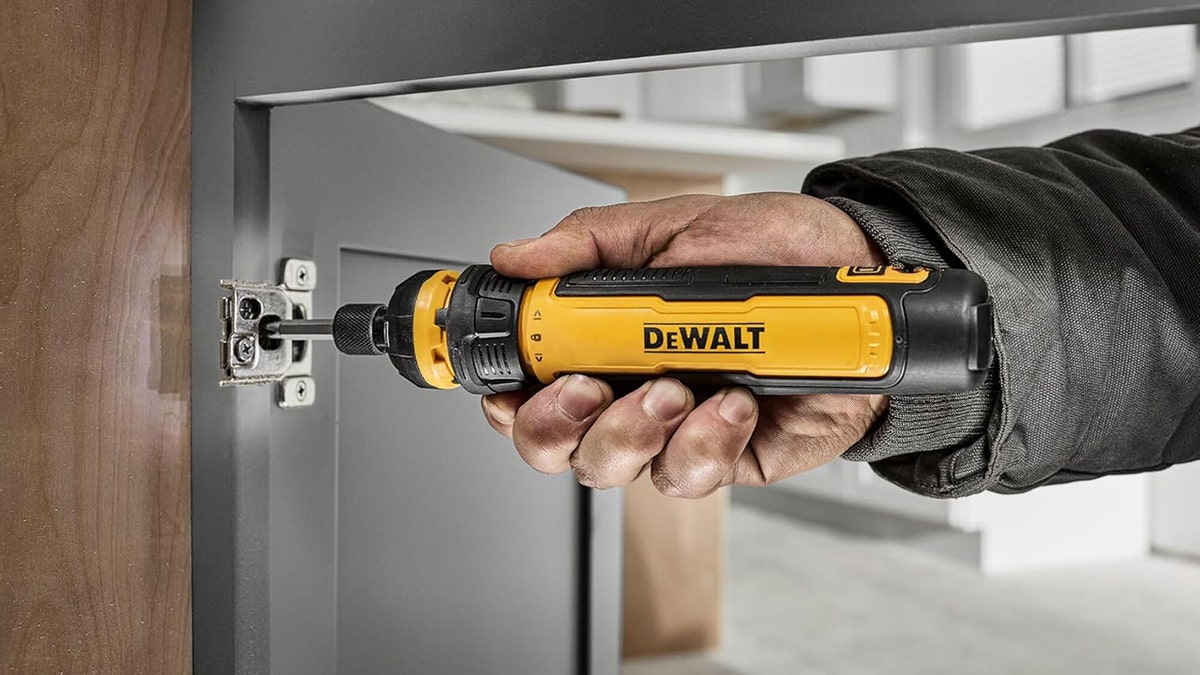 Get a screwdriver and bit set.