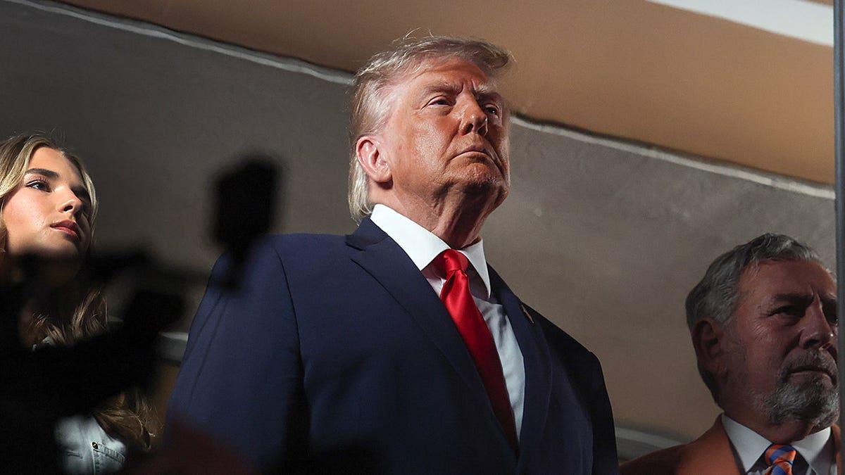 U.S. President Donald Trump watching NBA Finals game at Madison Square Garden