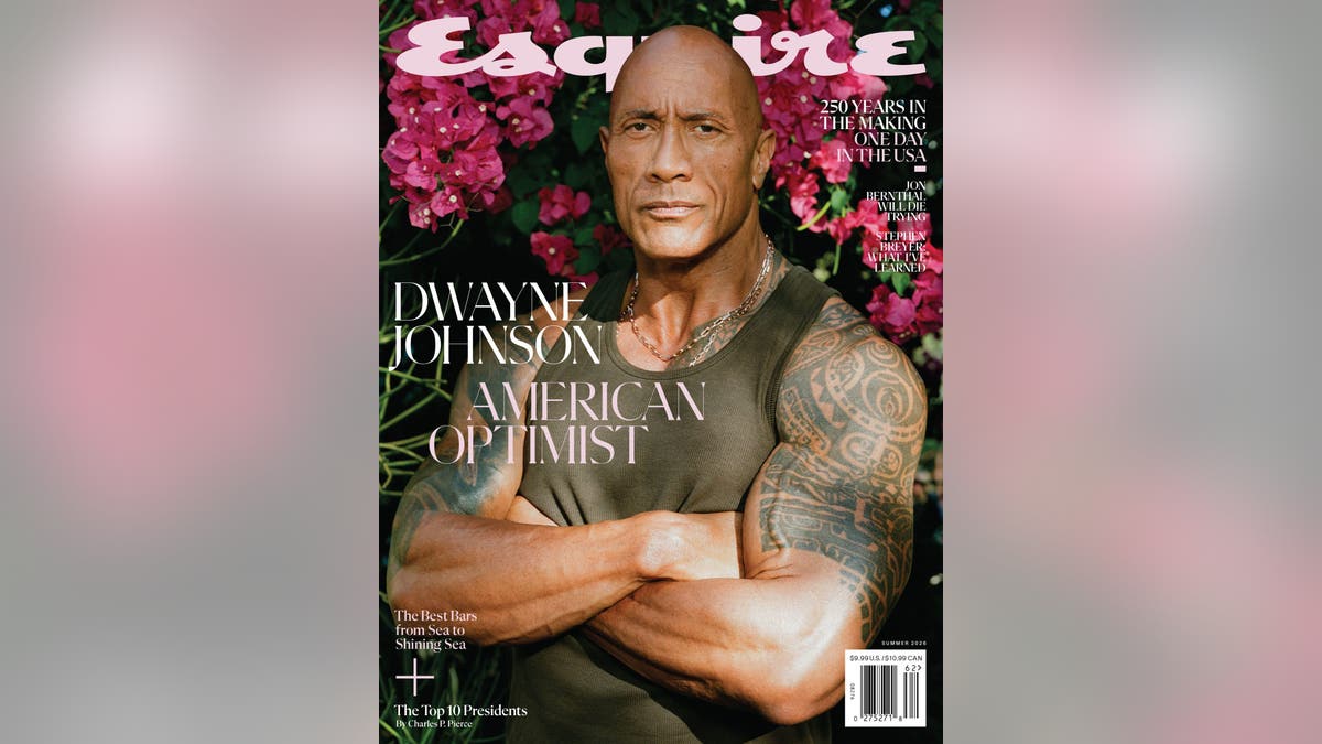 The cover of Dwayne Johnson's Esquire Issue