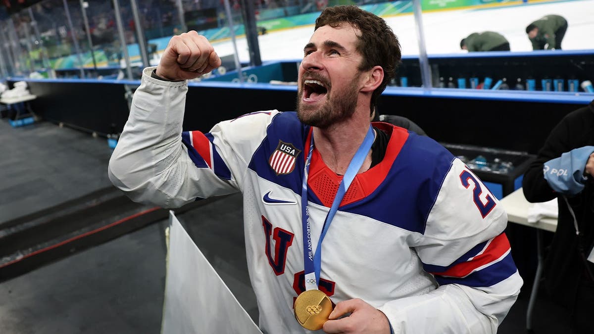 Dylan Larkin astatine  the Olympics