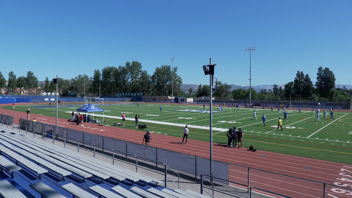Arya FC plays at El Camino Real Charter High School nearly every Sunday.