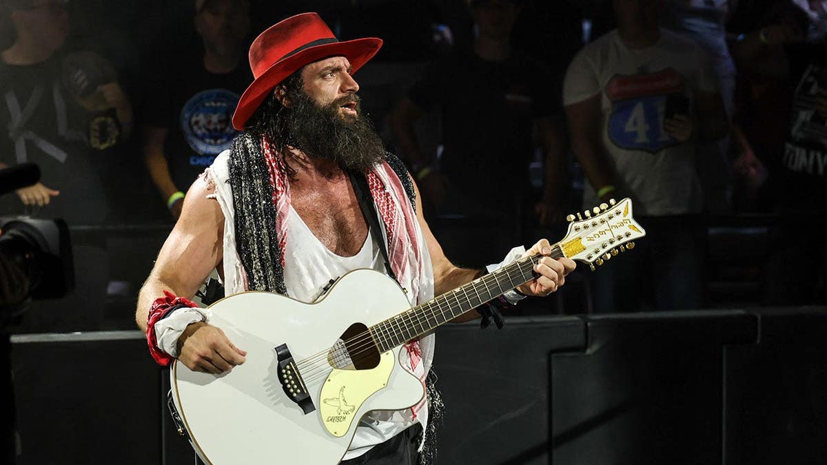 Elijah walking to the ring at WWE Performance Center in Orlando, Florida