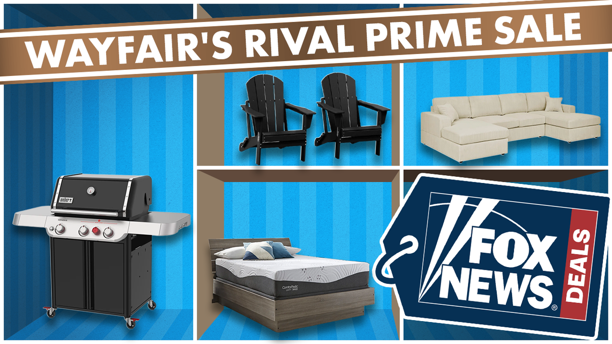 Wayfair's competing sale includes deals on patio furniture, couches, grills and other home essentials.