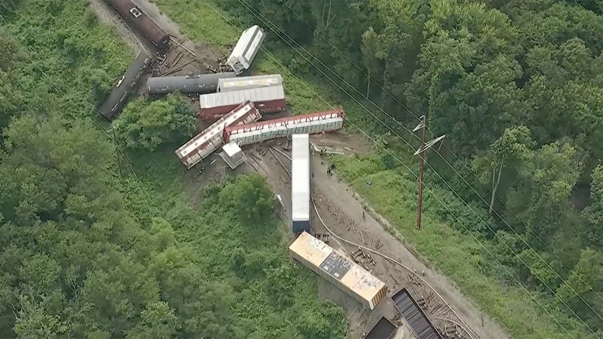 Emergency crews are responding to a freight train derailment in Bensalem, Pennsylvania, officials said Tuesday afternoon.