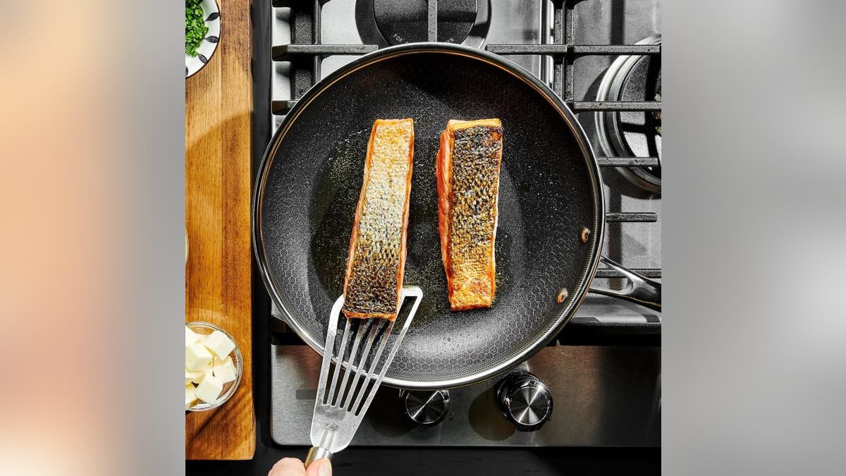 Cook all your favorites in this nonstick pan. 