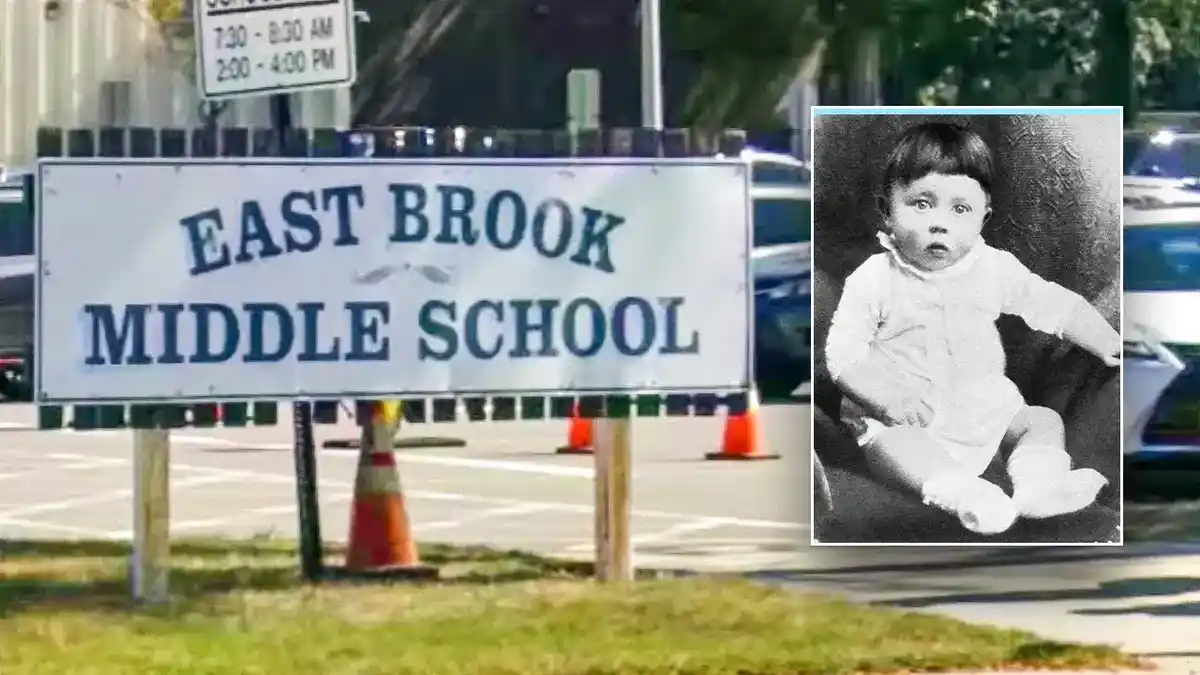 hitler baby photo yearbook east brook