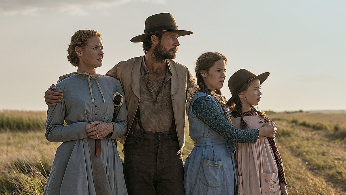 Ingalls family looking out
