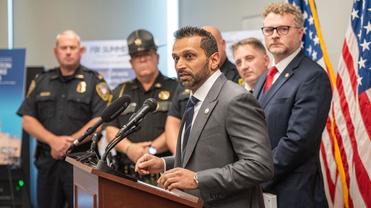 FBI Director Kash Patel announced charges against 35 individuals tied to a federal narcotics and firearms investigation in West Virginia.