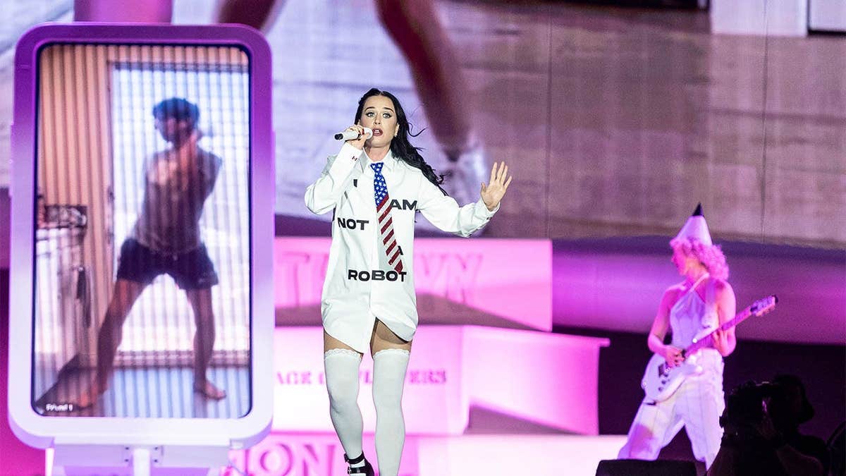 Katy Perry performing on the Mundo stage at Rock in Rio Lisboa in Lisbon, Portugal