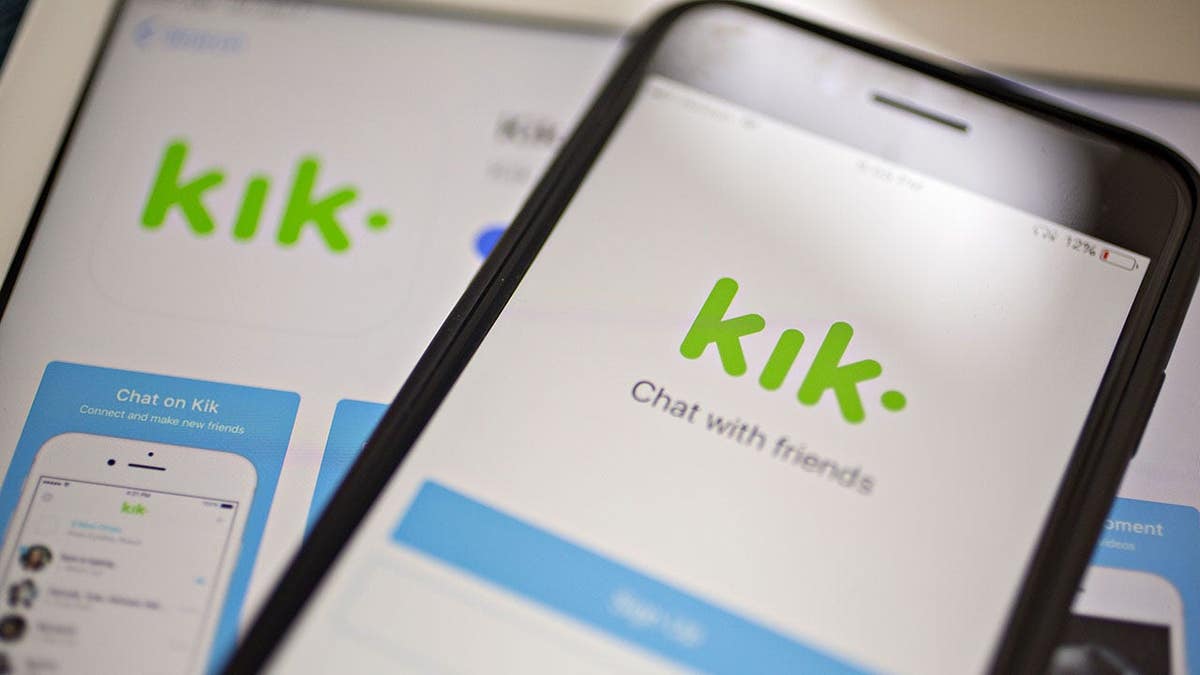 The Kik Interactive Inc. app displayed on an iPhone screen.
