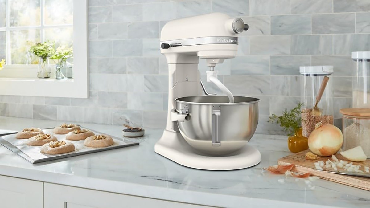 Mix huge batches of cookie dough at once. 