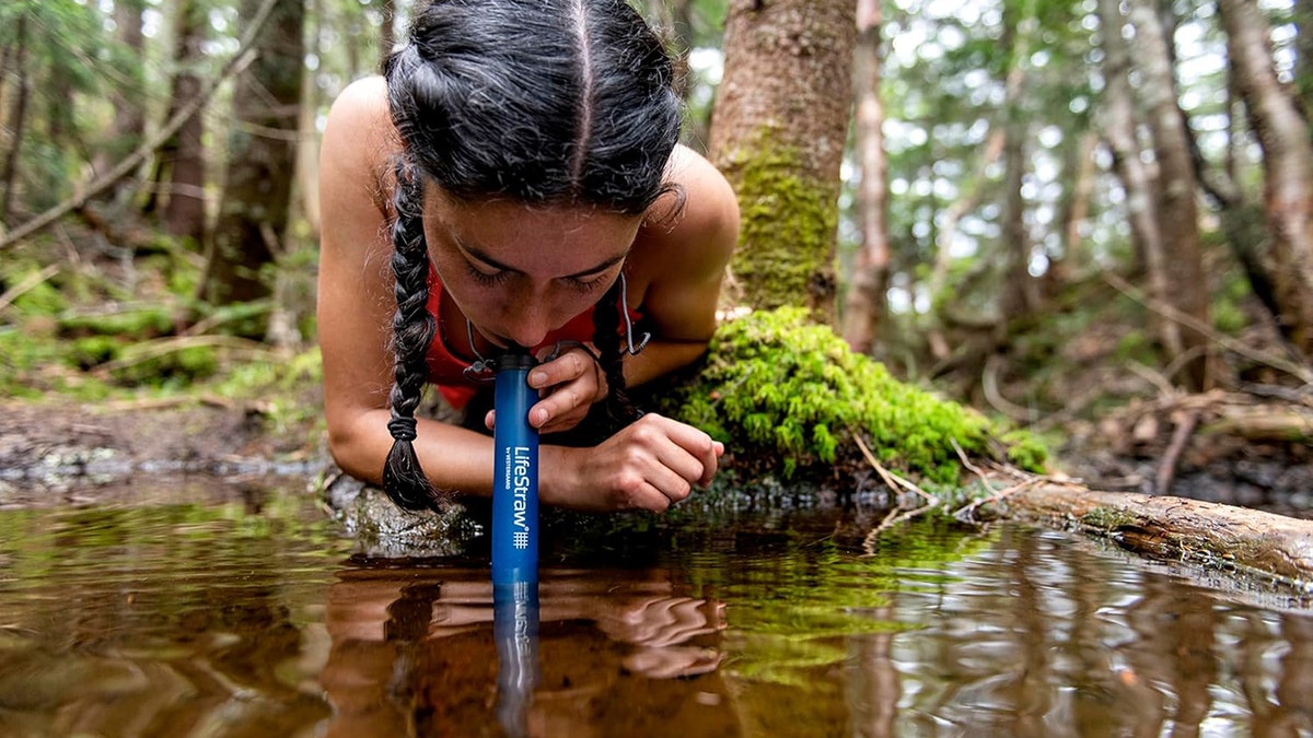 Drink water anywhere with a LifeStraw.