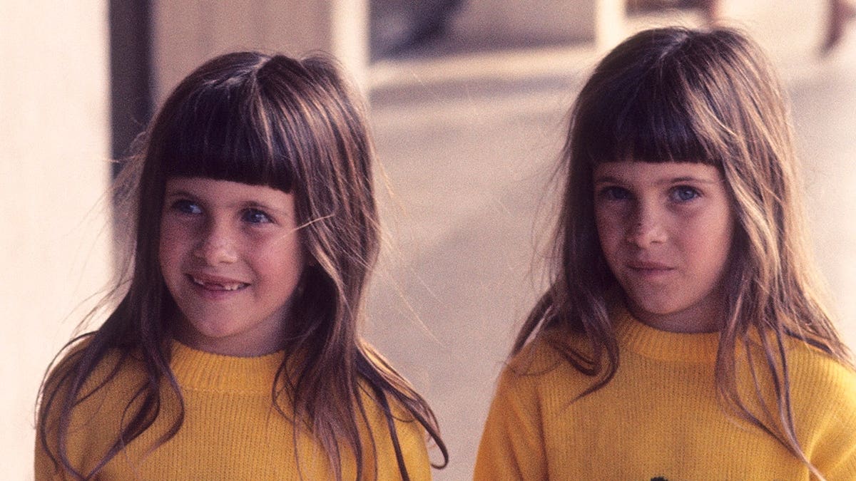 Actresses Lindsay and Sidney Greenbush standing together at a film screening event.