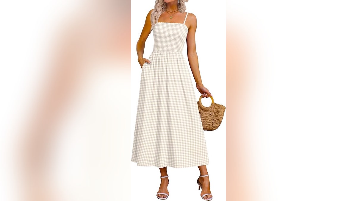 A light, flowy dress for summertime.
