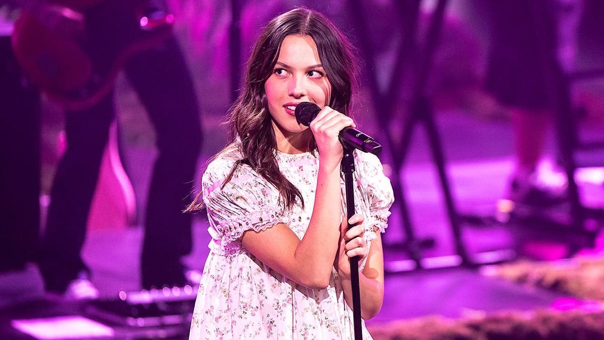 Olivia Rodrigo performs onstage during Spotify Billions Club Live event.