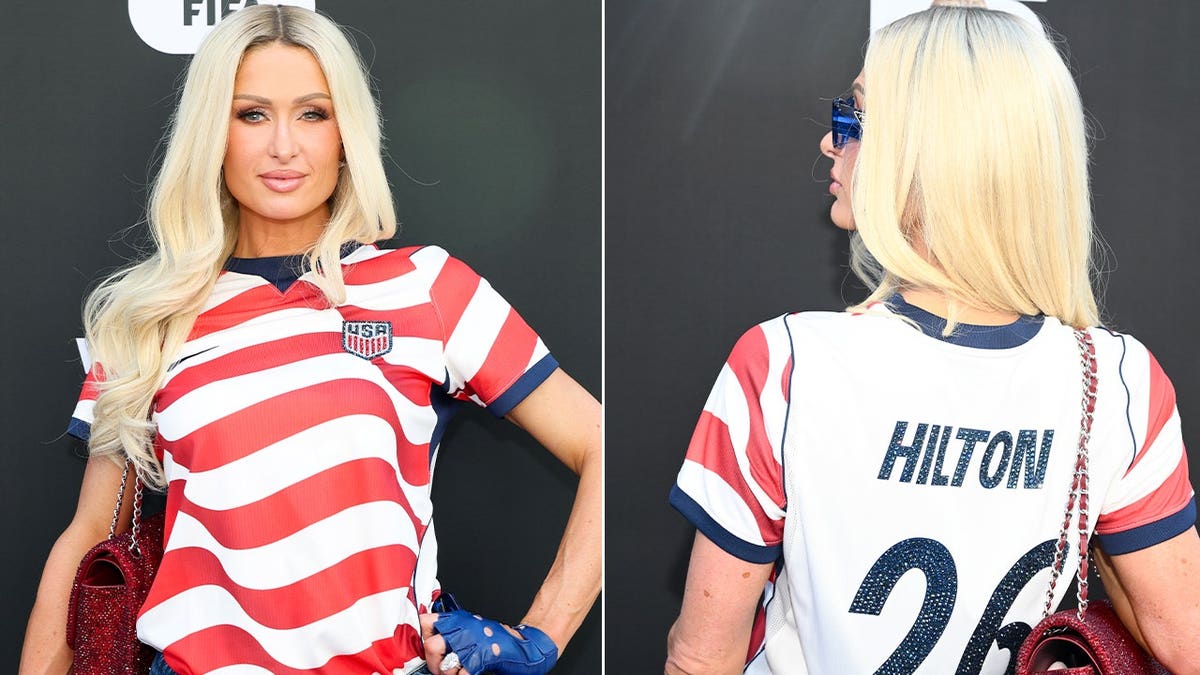 Paris Hilton na Copa do Mundo FIFA de 2026 em Los Angeles, em junho de 2026.