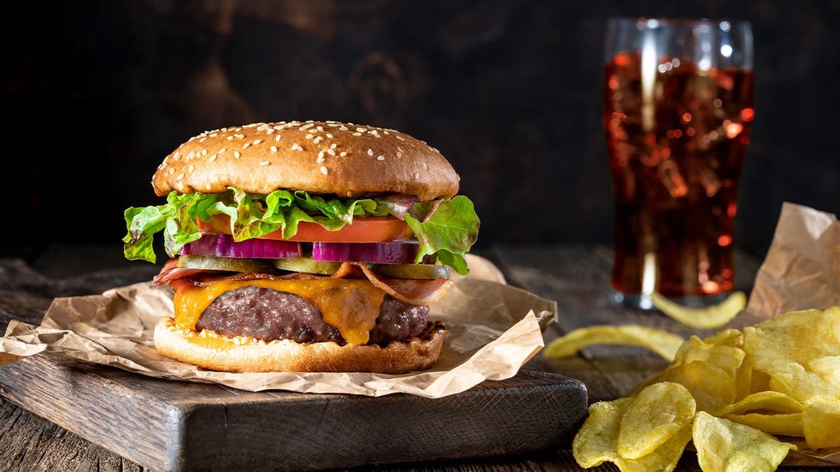 Plank burger