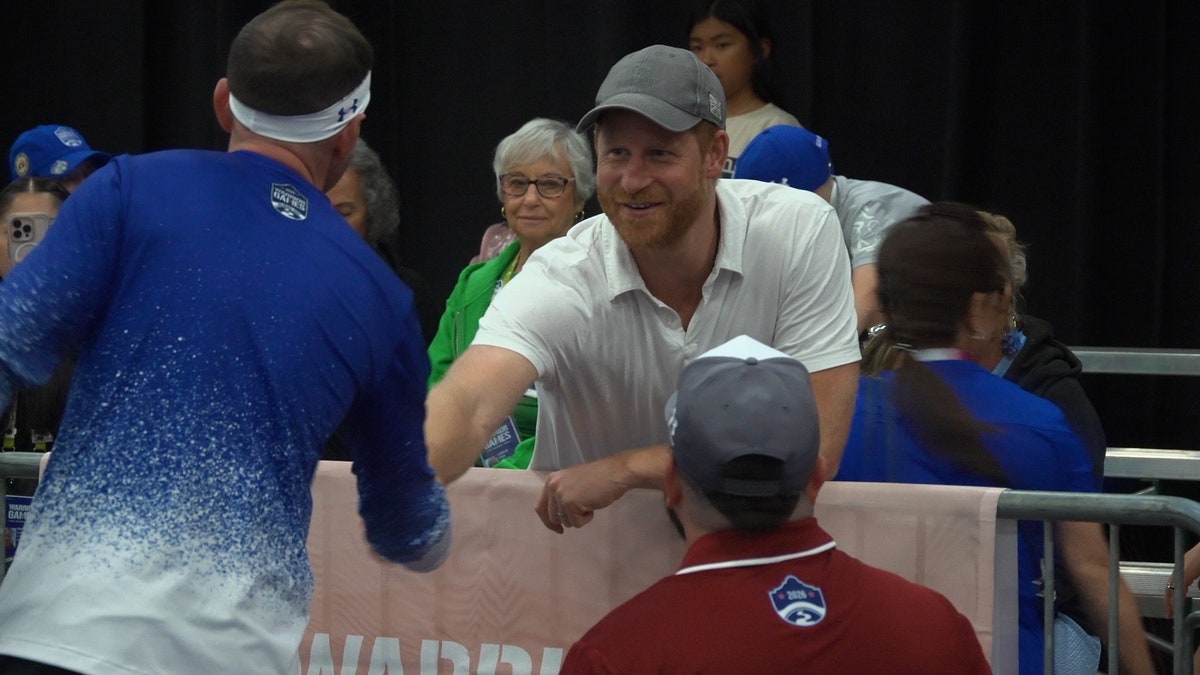 Prince Harry visits 'Warrior Games'