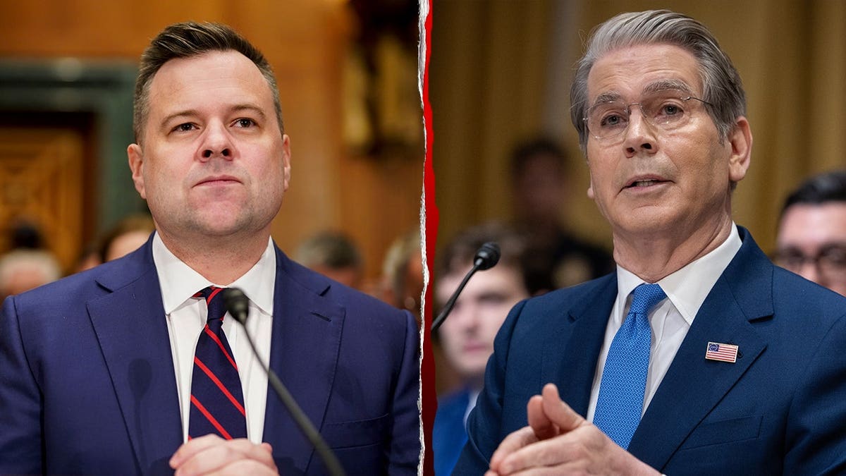 Treasury Secretary Scott Bessent and Bill Pulte