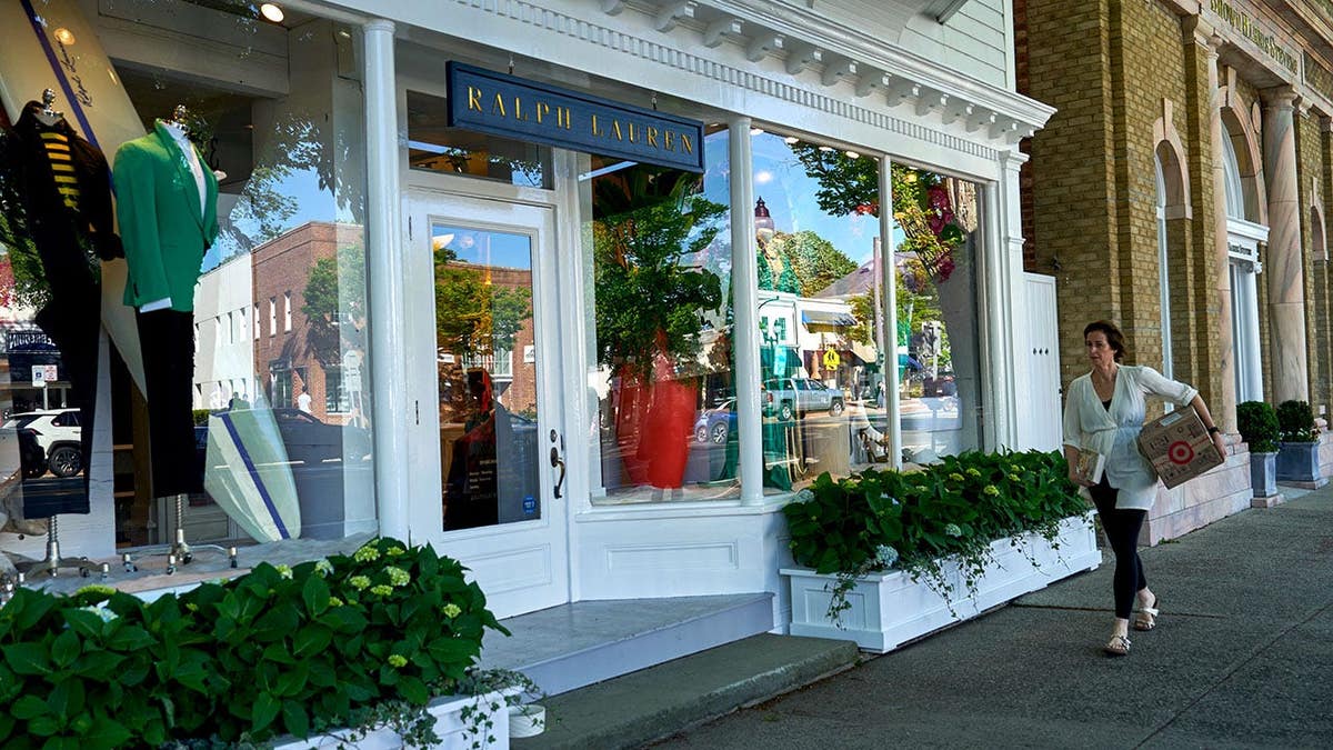 Ralph Lauren store exterior in East Hampton New York