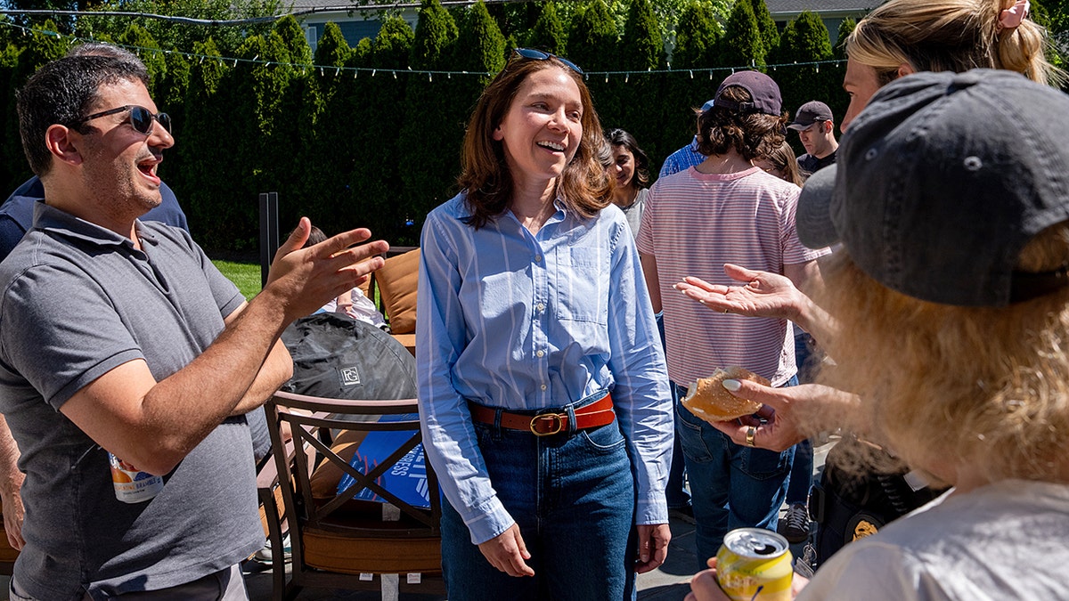 Rebecca Bennet and voters