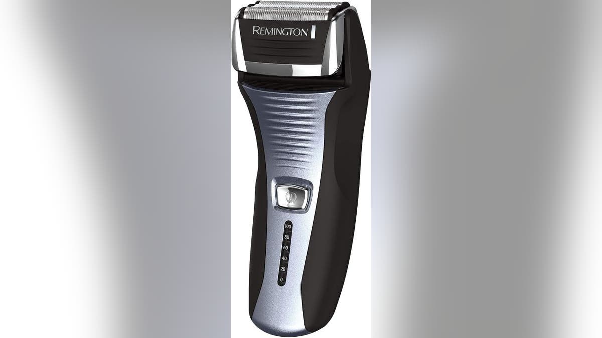 A Remington face shaver adapts to your face's curves.