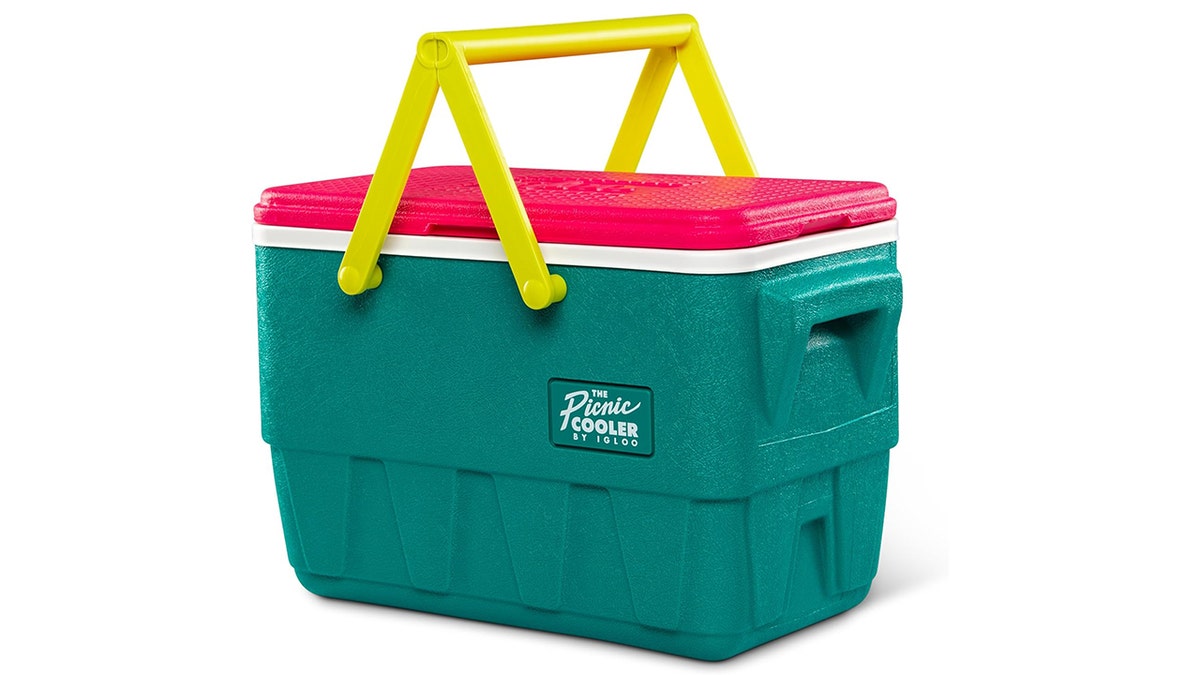 Head back to the 90s with a retro-style cooler.