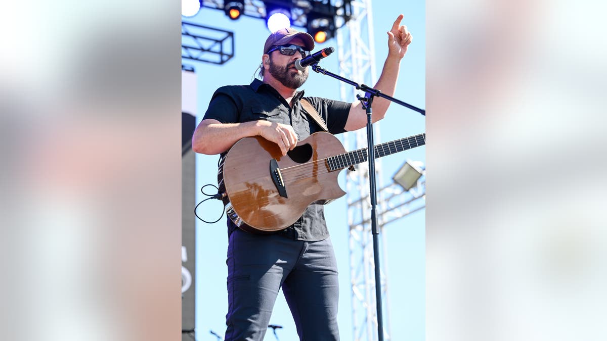 Rodney Atkins performing on stage at Country Summer Music Festival in Santa Rosa, California