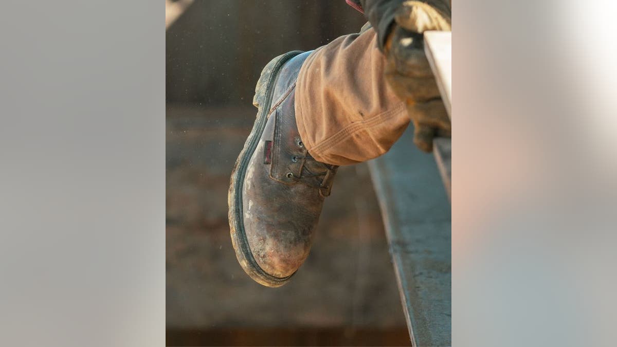 The padded sole stops aching feet.