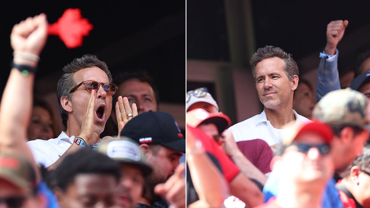 Ryan Reynolds no meio da multidão na partida do Grupo B entre Canadá e Bósnia e Herzegovina, em Toronto, em junho de 2026.