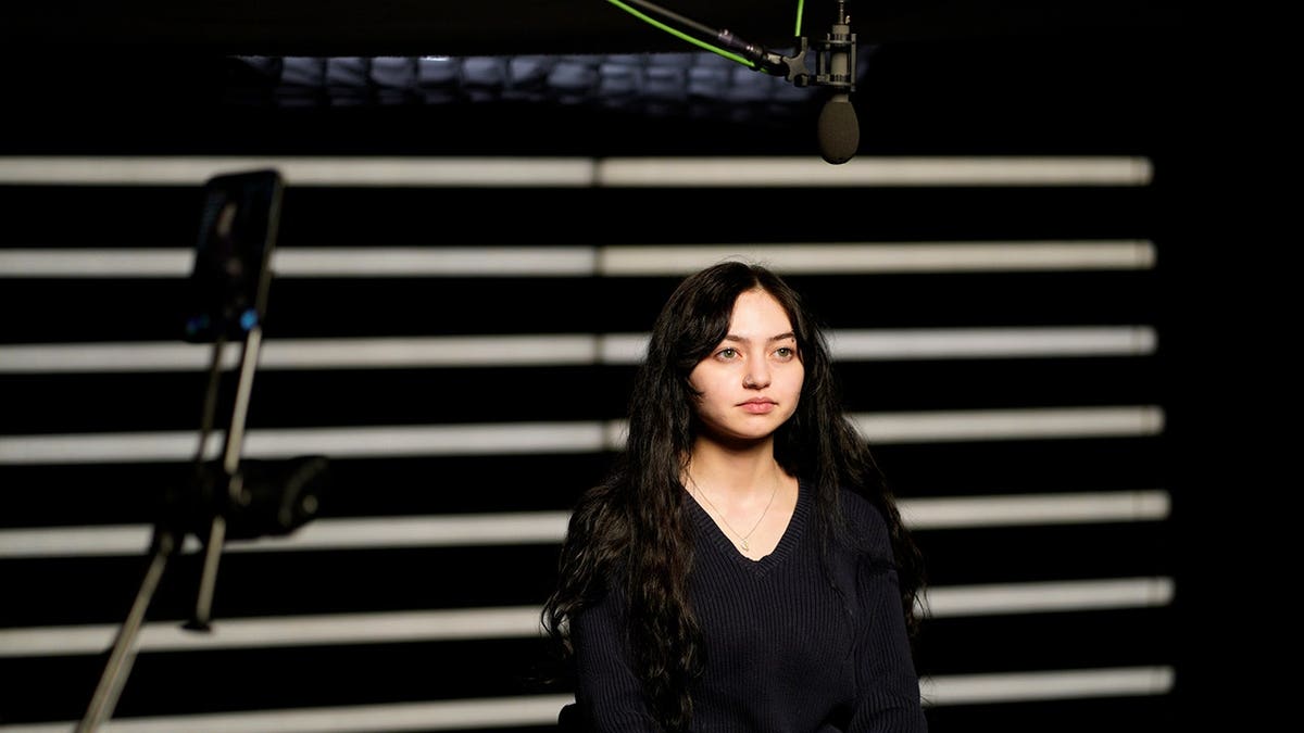 Sammy speaking during an interview.