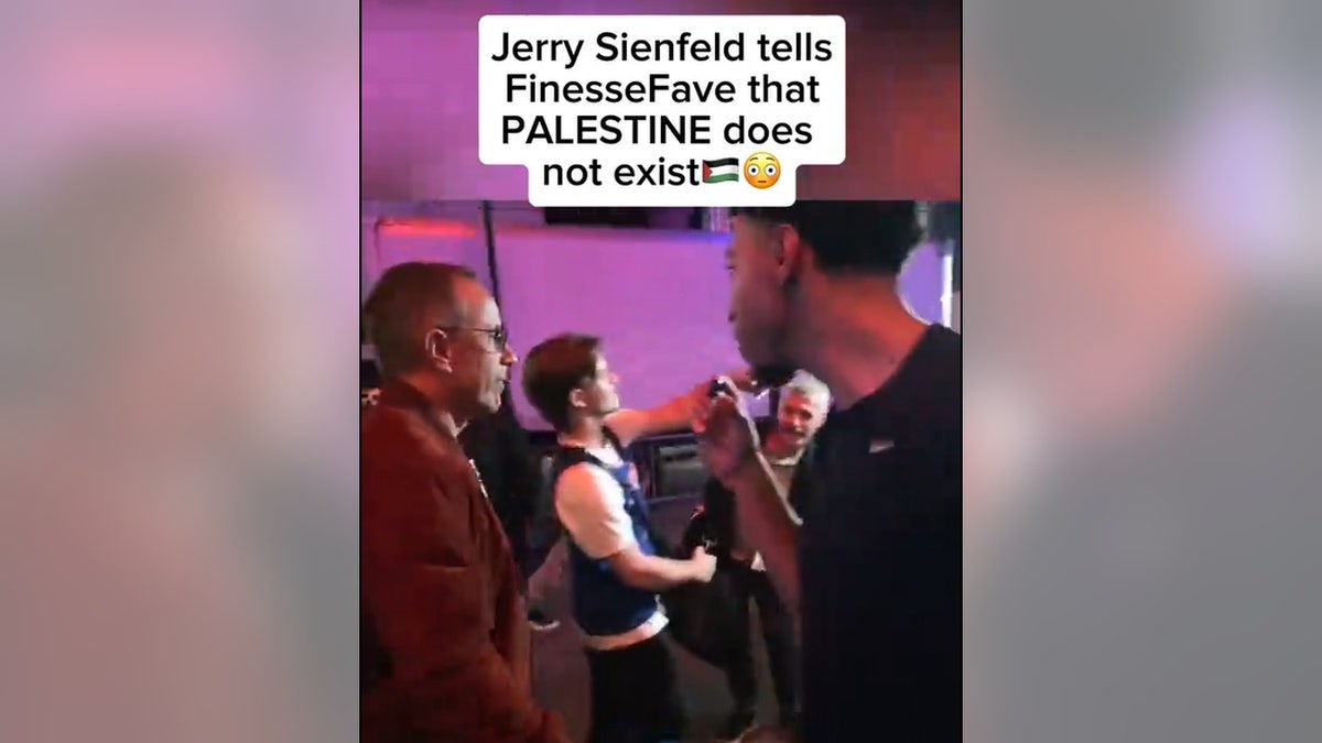 Jerry Seinfeld dismisses influencer trying to get him to say 