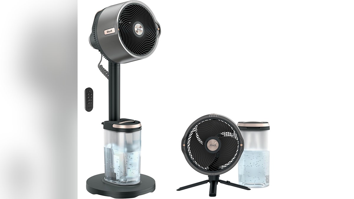 Remain cool indoors with this portable misting fan from Shark.