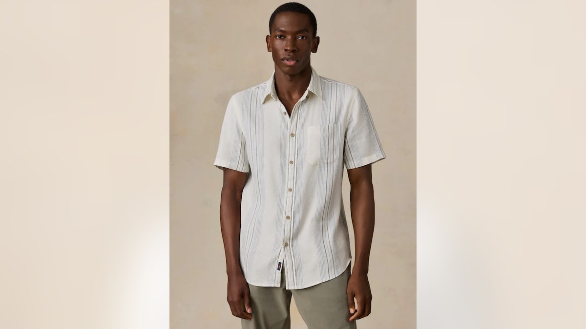 This lightweight button-down is made for summer gatherings.
