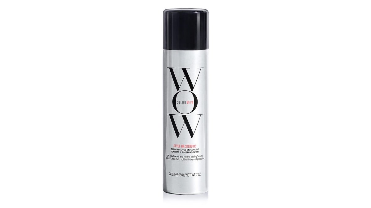 This spray works on all hair types.