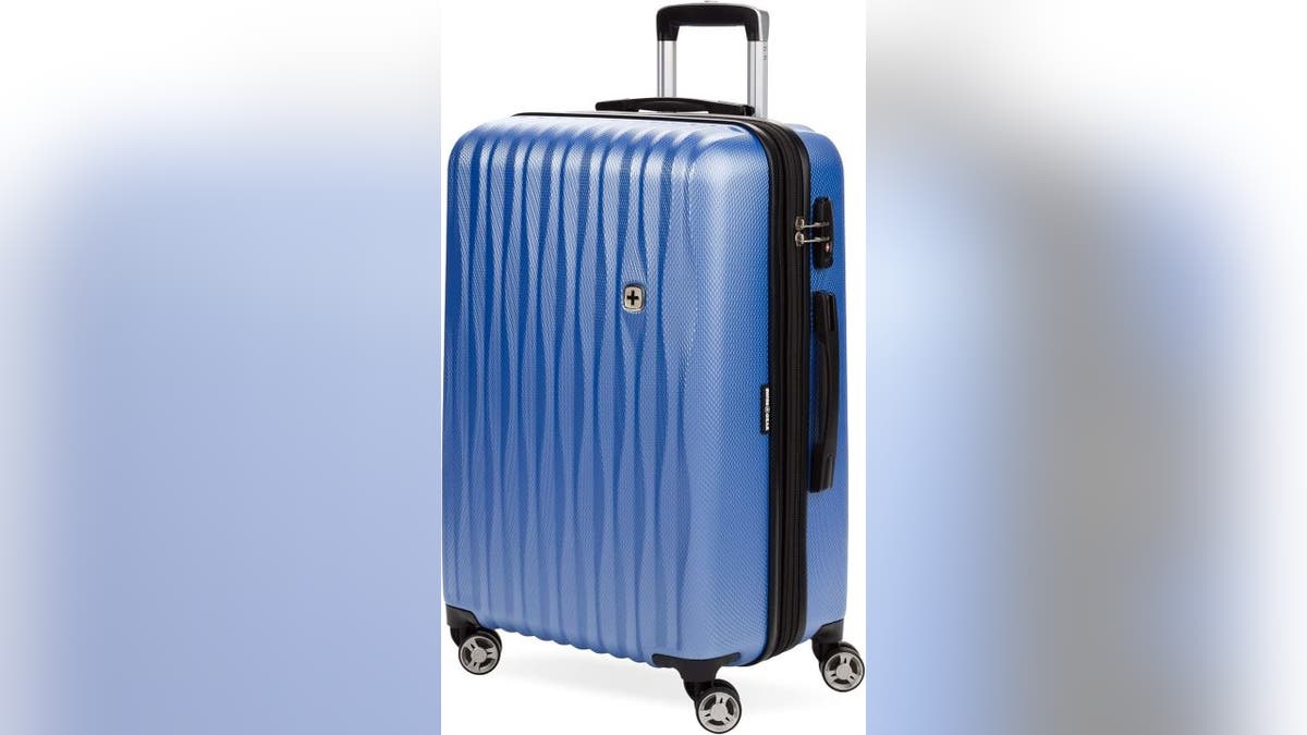 Protect your belongings with a hardside suitcase. 
