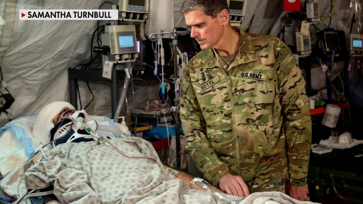 Maj. Jonathan Turbull in hospital
