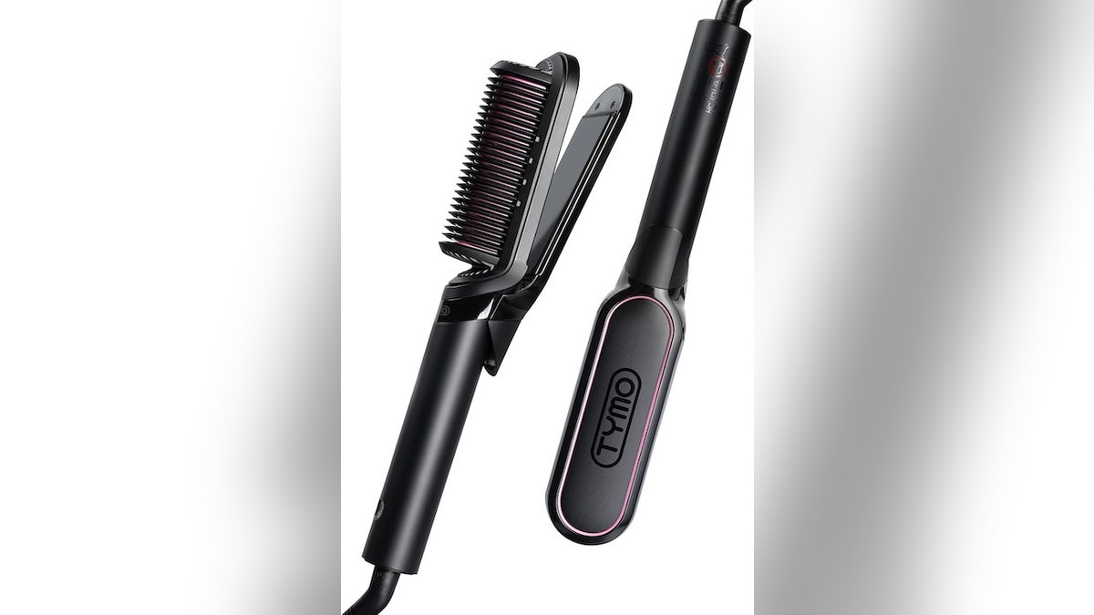 Grab a brush that styles and smooths hair in a few passes.