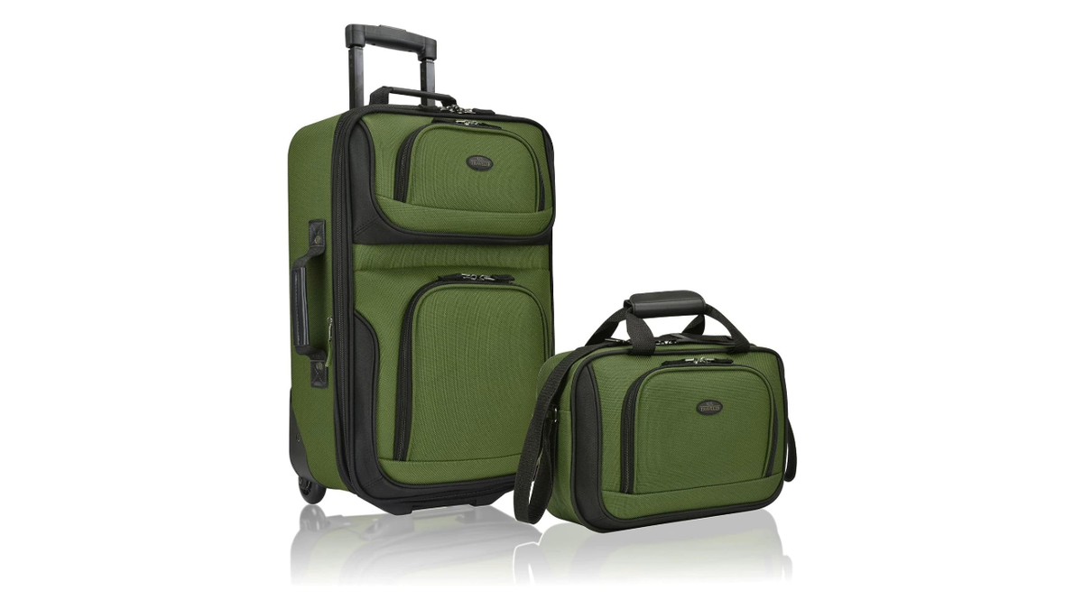 Get a gliding carry-on and personal item bag for under $35.