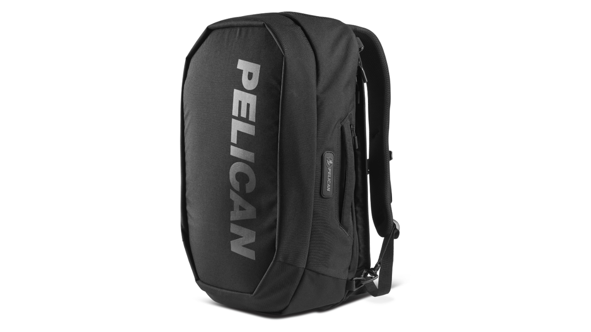 The ergonomic backpack straps stow neatly when you're not using them.