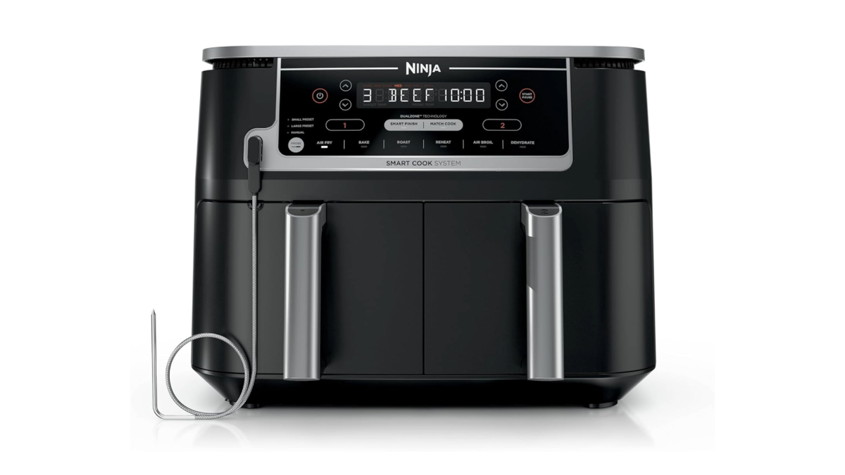 Cook your sides and protein all at once in this smart air fryer.