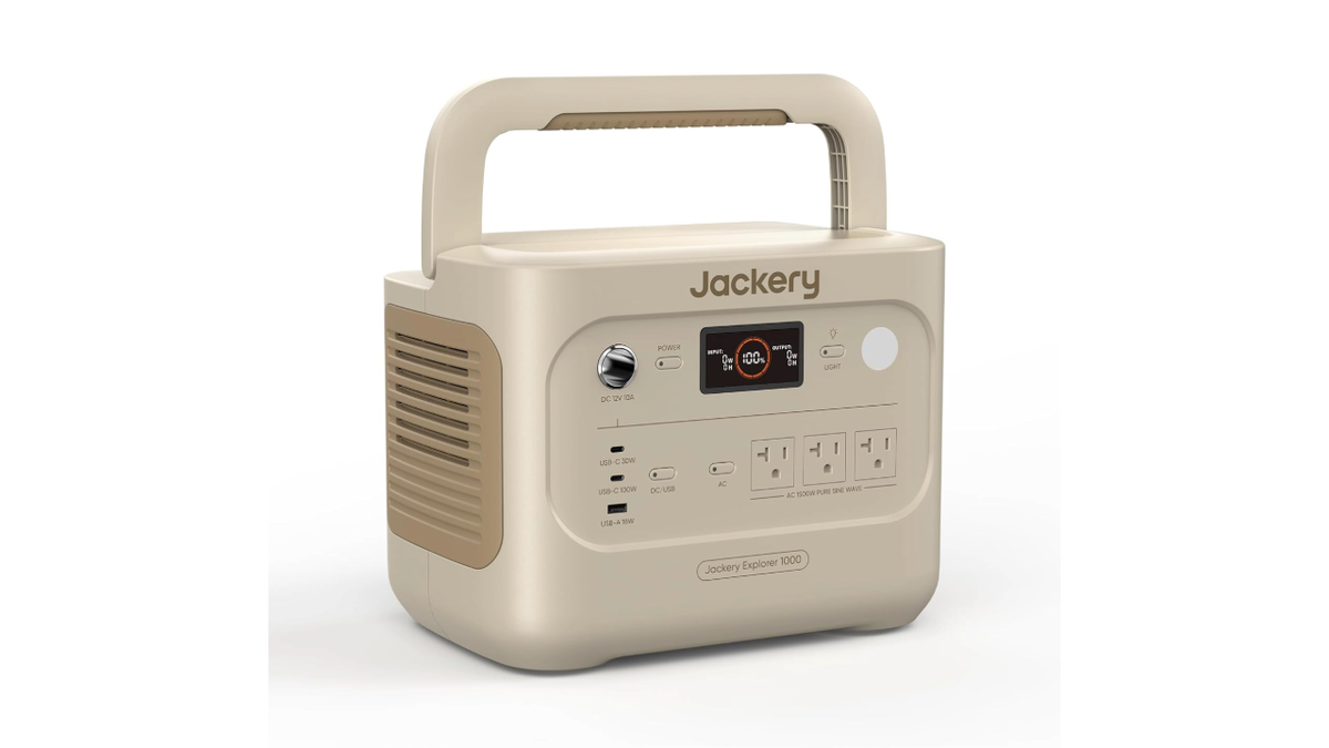 Easily move this 24-pound station from room to room.