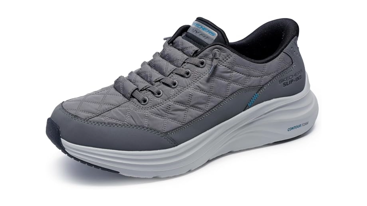 A thick foam insole cushions your feet.